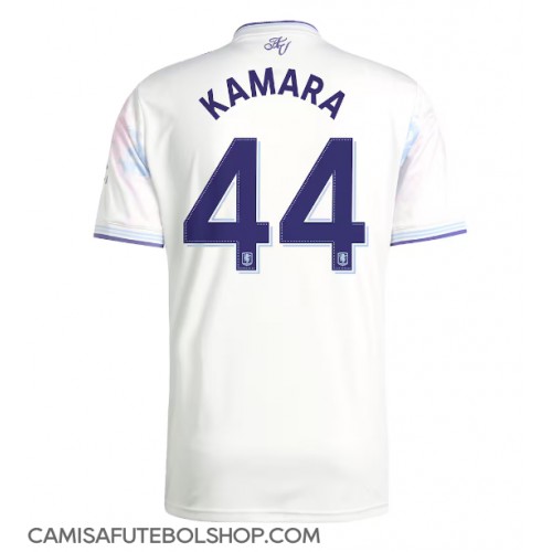 Camisa de time de futebol Aston Villa Boubacar Kamara #44 Replicas 3º Equipamento 2025-26 Manga Curta Camisa de time de futebol Aston Villa Boubacar Kamara #44 Replicas 3º Equipamento 2025-26 Manga Curta